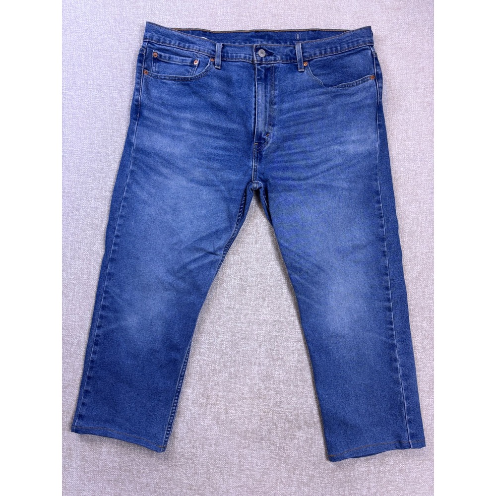 Levis 502 Regular Taper Jeans Mens 38x24 Blue Medium Wash Denim Pants